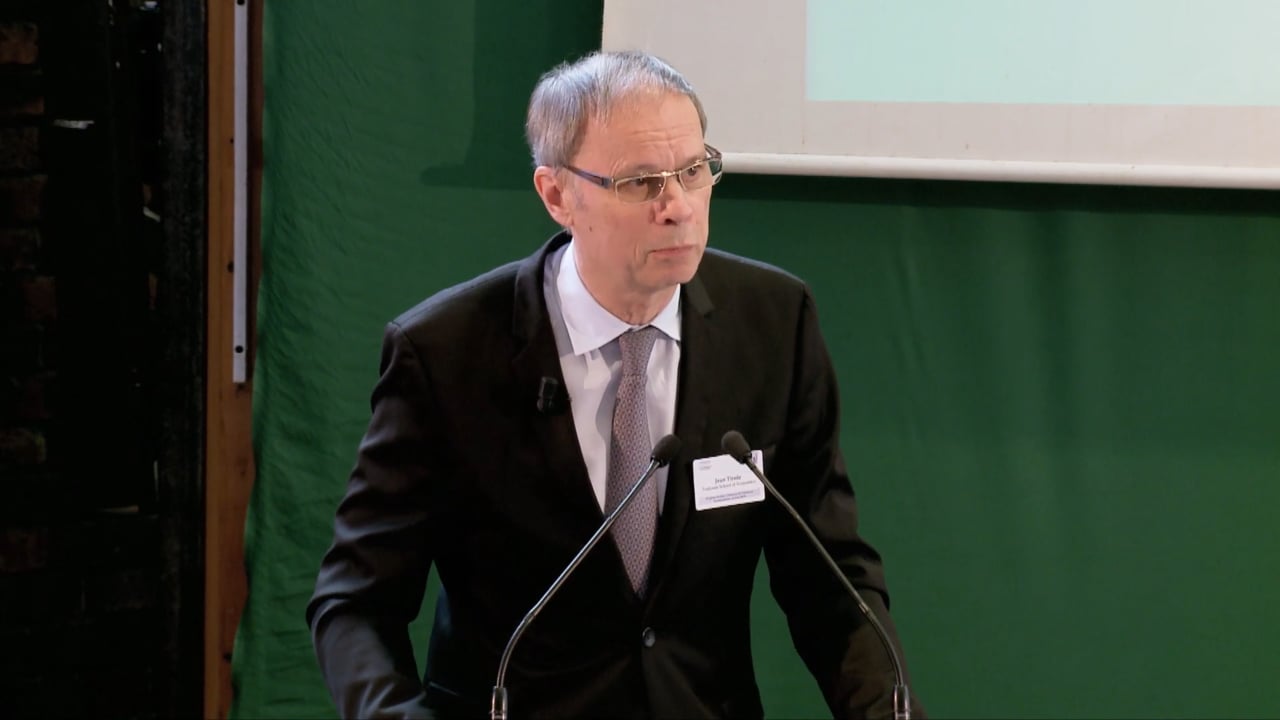 Click here to view Jean Tirole's laureate remarks